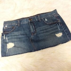 Victoria Secret Pink Denim Mini Skirt